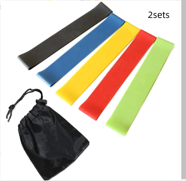 GlowBands Resistance Bands Set — 5 Levels for Women | Home Workout, Glute & Full Body Toning