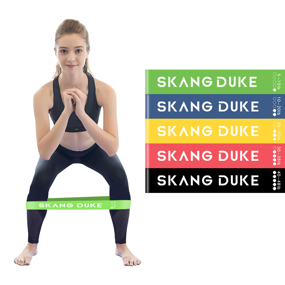 GlowBands Resistance Bands Set — 5 Levels for Women | Home Workout, Glute & Full Body Toning